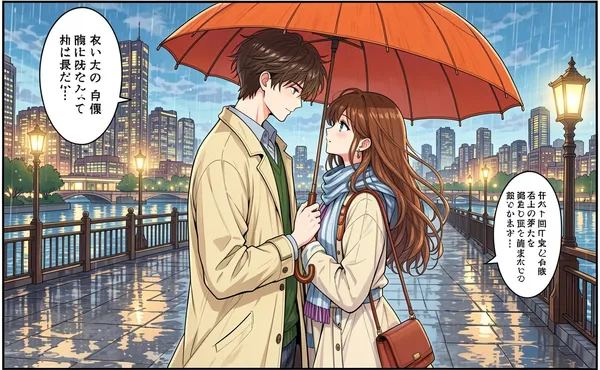 AI colorized manga page in soft style - inspiration gallery image 19