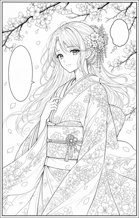 Uploaded manga page before colorization